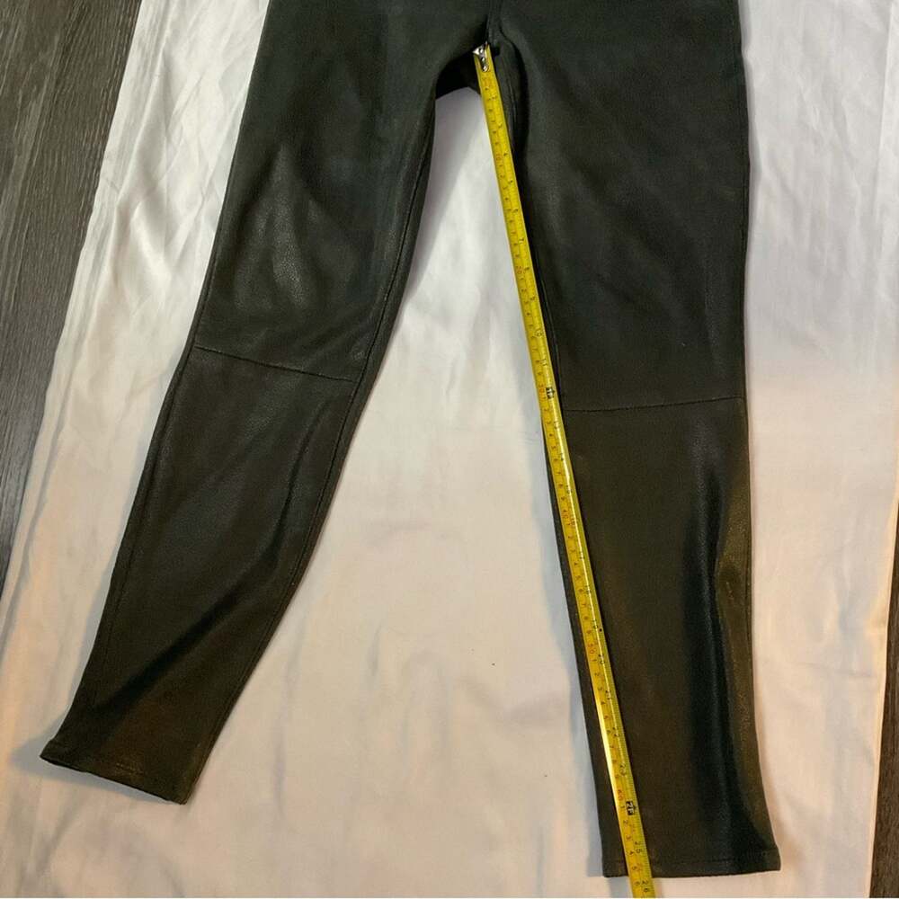 7 For All Mankind Metallic Coated High Rise Skinny Jean 28 Goth Punk Rocker Rave - Picture 10 of 13